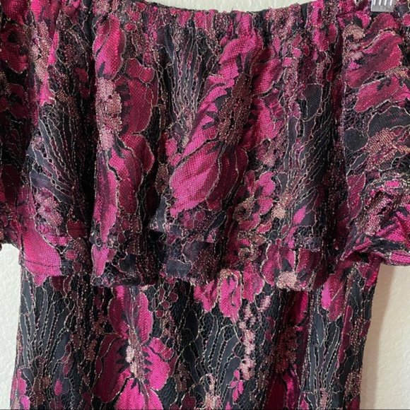 WAYF Cullen Lace Off-the-Shoulder Mini Dress - Picture 2 of 5